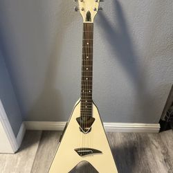 Dean VCO-CWH Flying V Acoustic Electric Guitar (Rare)