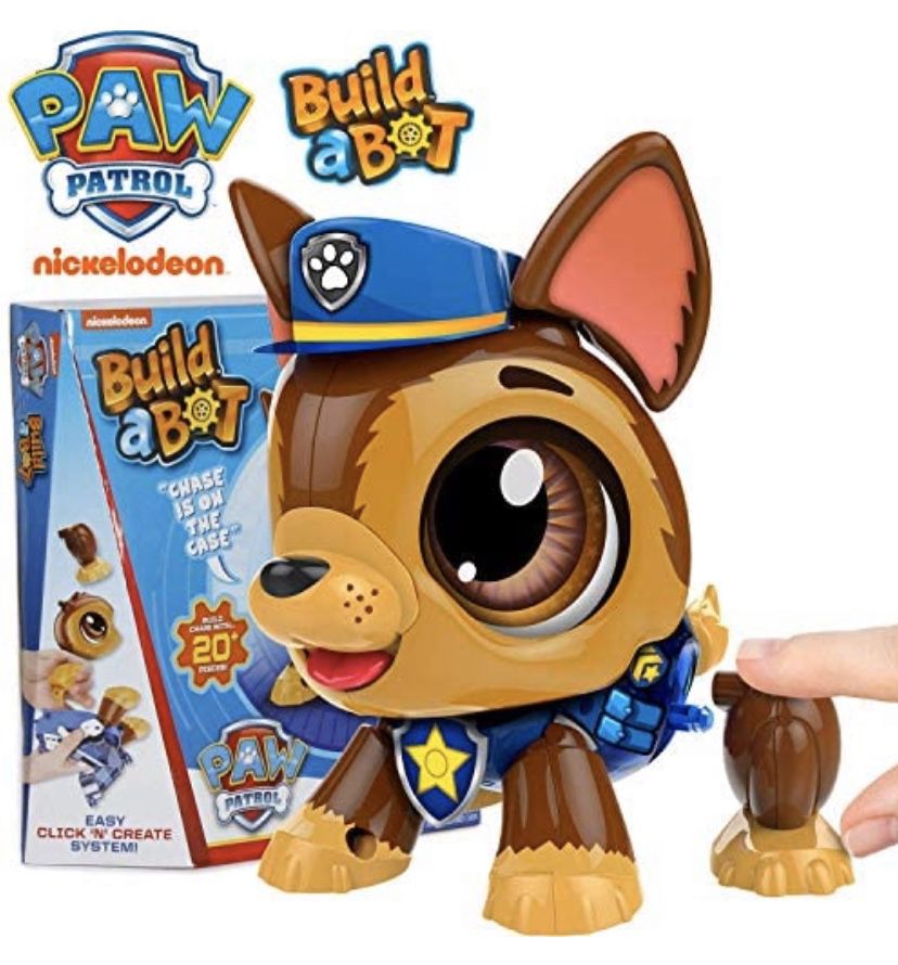 Paw Patrol Toys for Boys Chase - Build a Bot Robots for Kids - Stem Toys for Boys and Learning Toys Ages 3-10