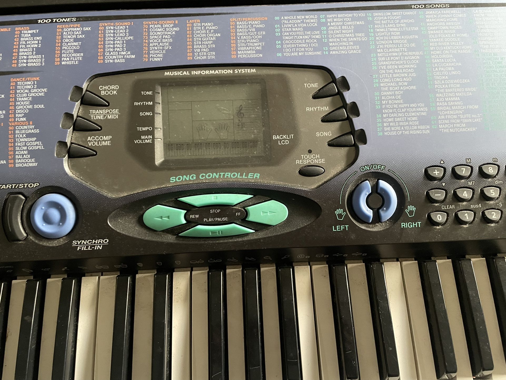 Radio Shack Md-1160 Keyboard 