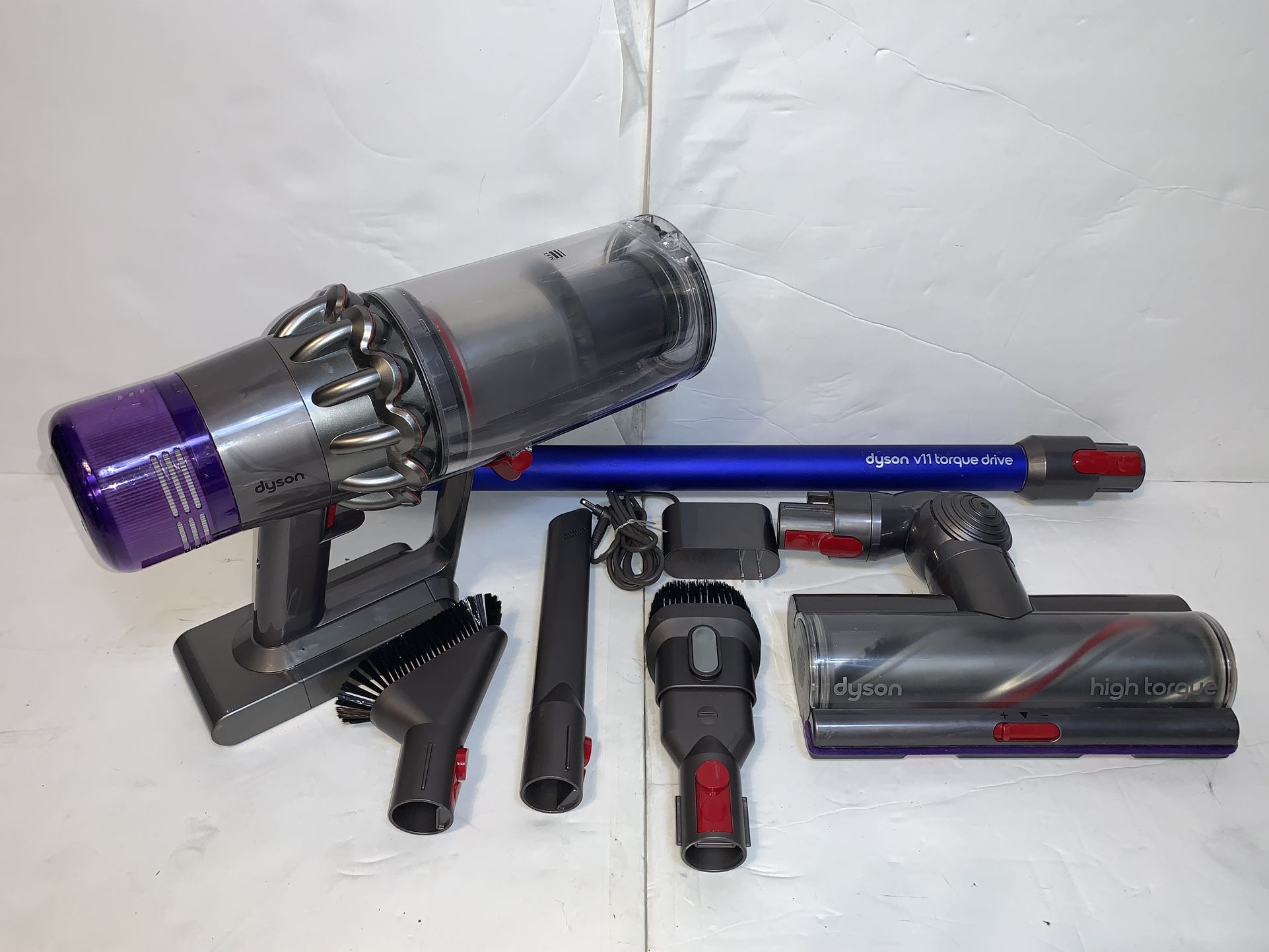 Dyson V11 Torque Drive Cordless Stick Vacuum Cleaner - Blue/Nickel - SV14