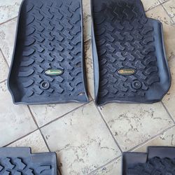 Quadratec DigitalFit Front and Rear Liners by WeatherTech