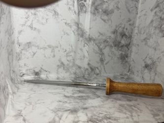 Knife Sharpening Steel with Wood Handle