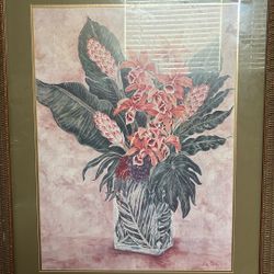 Antique Bouquet Picture