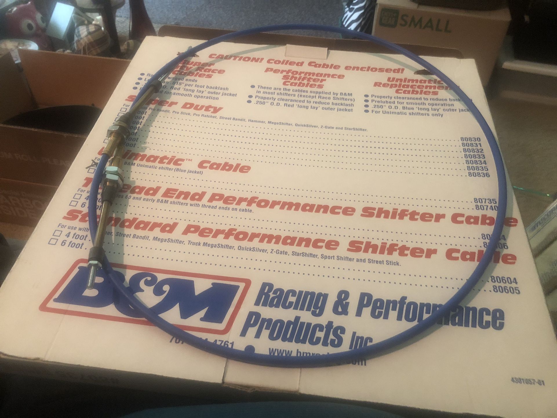 Shift Cable And Miscellaneous Engine Gaskets
