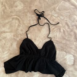 Ruffle Halter Top 
