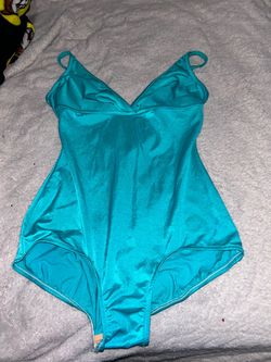 Cyan bathing suit