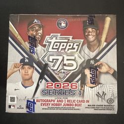 Topps Series 1 2026 Jumbo Hobby Box