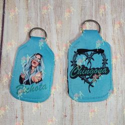 Karol G Sanitizer Holder Keychain 