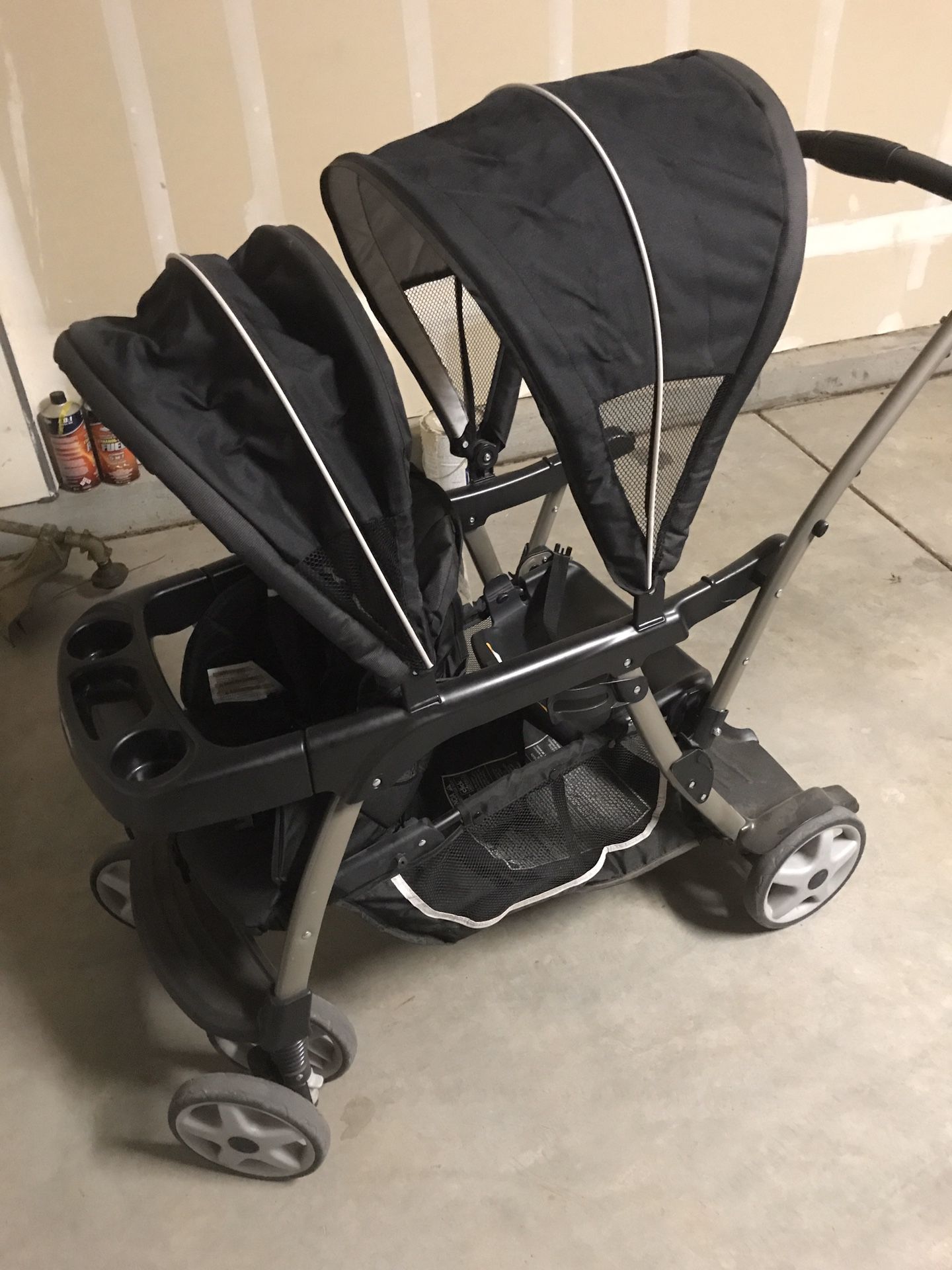Double multi mode stroller