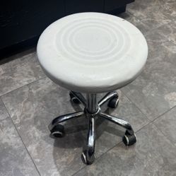 White Stool $25