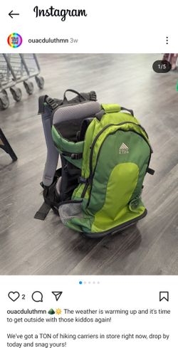 Kelty Hiking Backpack Kid Holder