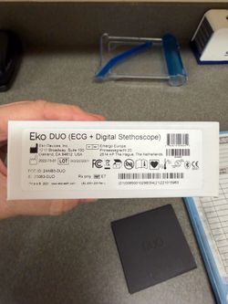 Duo ECG stethoscope