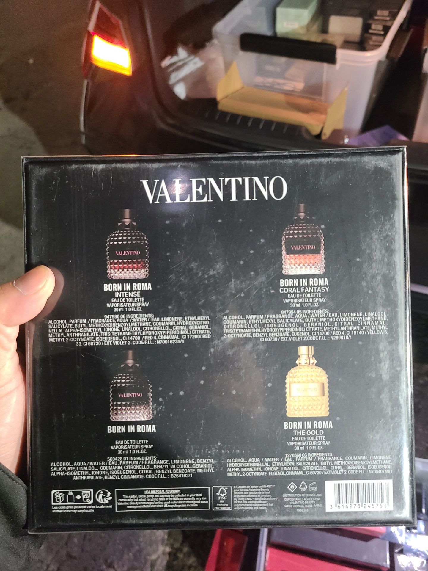 VALENTINO PERFUME 4 SET