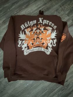 Y2K/ affliction style bklyn xpress jacket size L