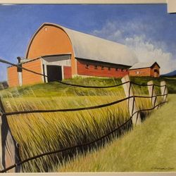 Red Barn Painting 