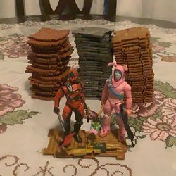 A Fortnite toy statue