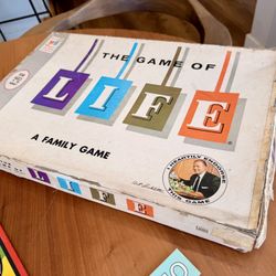 Vintage 1960 The Game of Life Board Game – Complete Set