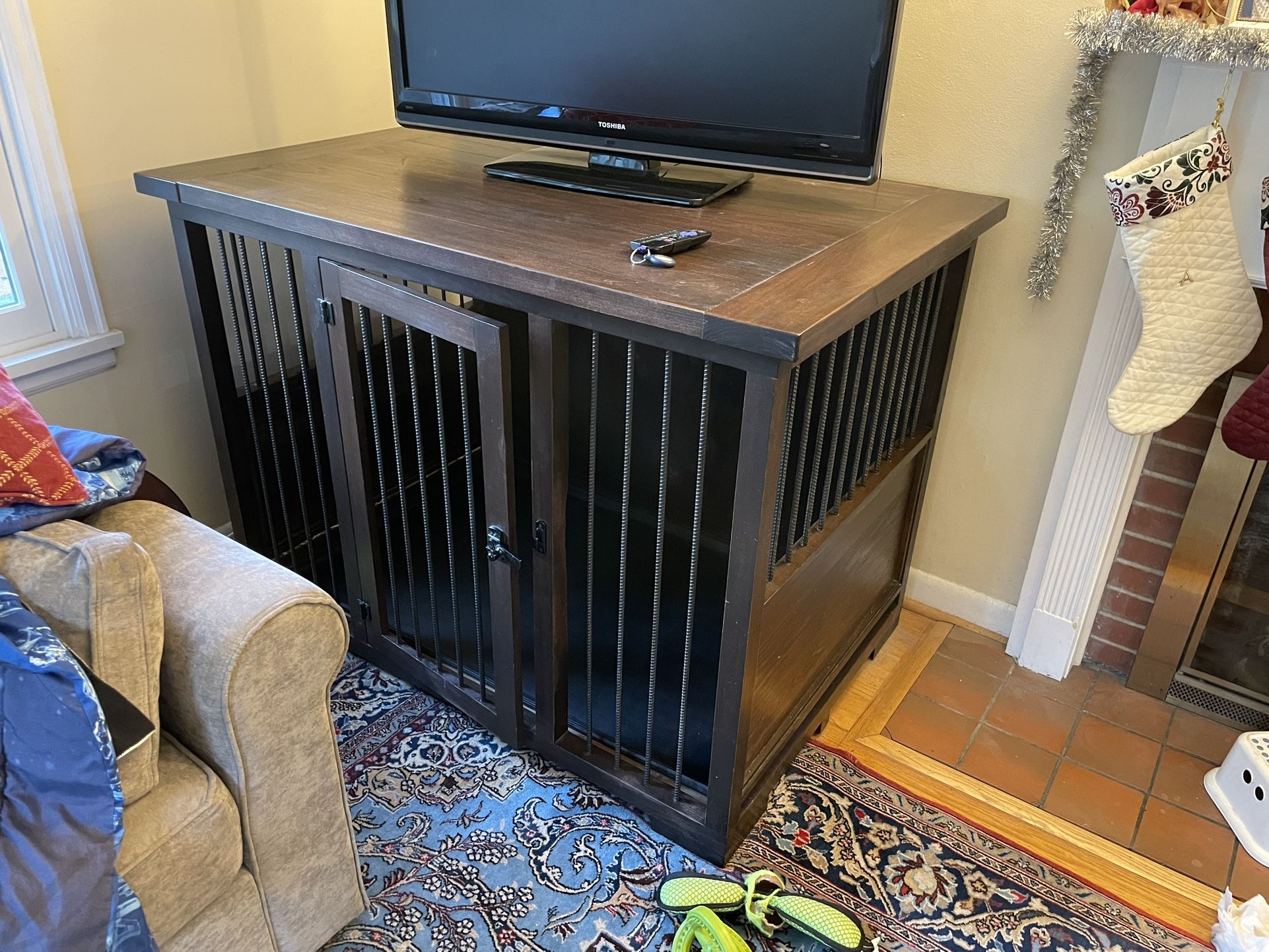 Custom XL Furniture Style Dog Crate