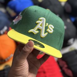 A’s Fitted Caps 