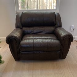 Loveseat And oversized Chair  Recliners 