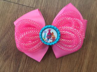 Poppy hair bow