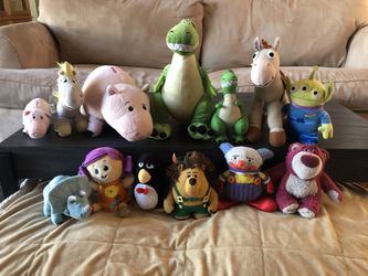 Toy Story 3 stuffed animal collection