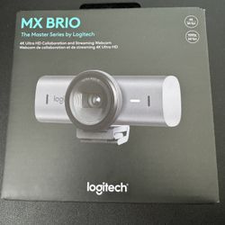 Logitech MX Brio Ultra HD 4K Webcam - New Sealed!
