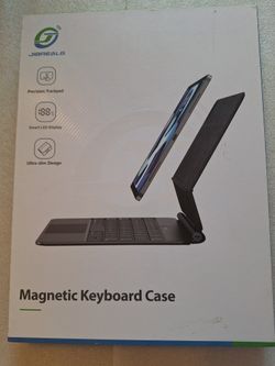JibRealg Magnetic Bluetooth Keyboard Case Apple iPad Air 13 Inch M3 2025/M2 2004
Looks new,  open box 