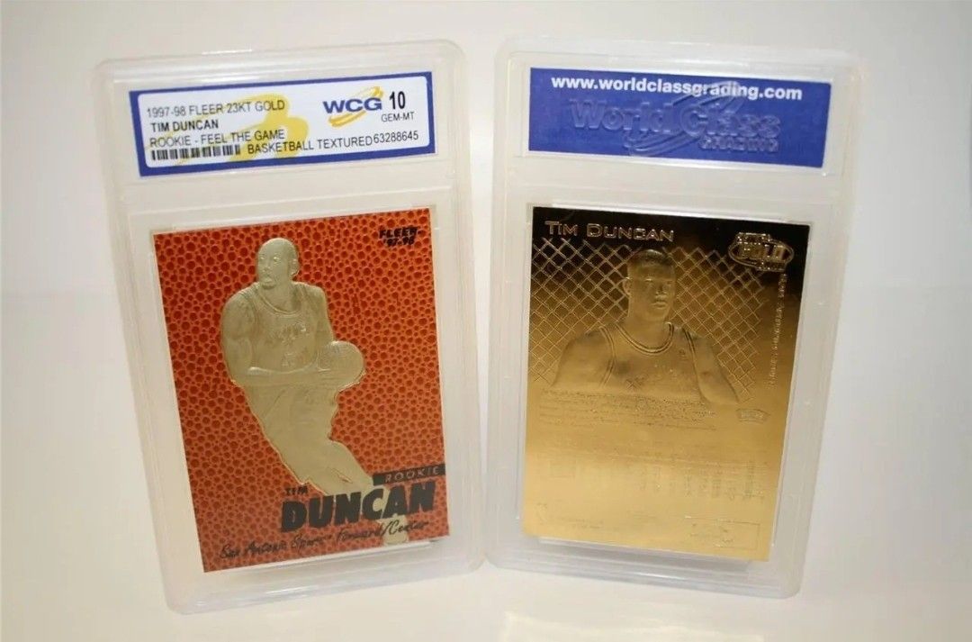 Tim Duncan 23k Gold Rookie Gem Mint 10