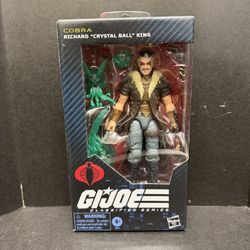 Hasbro G.I. Joe Classified Series Richard “Crystal Ball” King Figure NEW