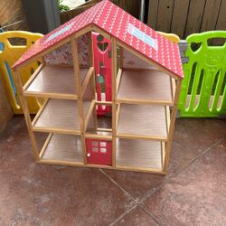 Wooden Doll House 