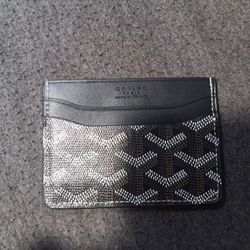 Goyard Card Holder Black Great Condition 