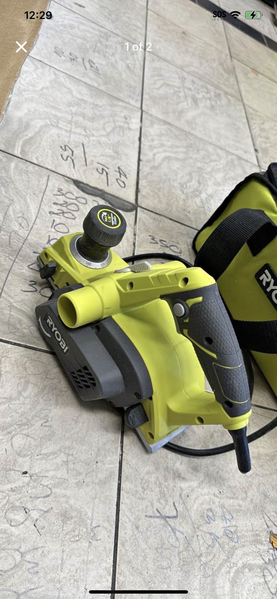 Ryobi RYOBI 6 Amp Corded 3-1/4 in. Hand Planer with Dust Bag
