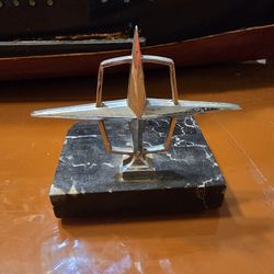 LINCOLN CONTINENTAL Hood Ornament Marble Mounted