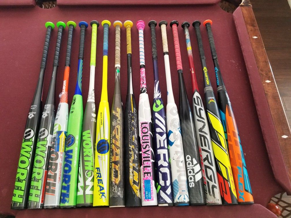 Slowpitch softball bats for Sale in Victorville, CA OfferUp