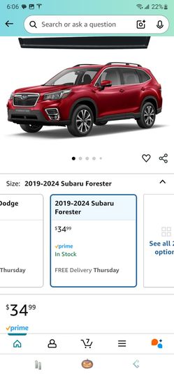 Window Visors Rain Guards for 2019-2024 Subaru Forester