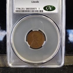 1909 S VF25 LINCOLN CENT CAC