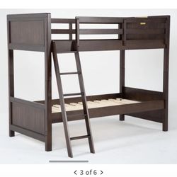 Living Spaces Twin Bunk Bed