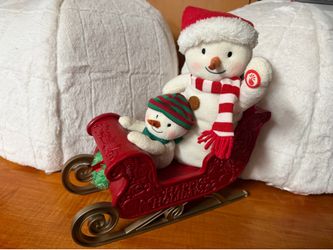 Hallmark Snowmen - Sleigh-ride!!