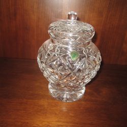 Waterford Crystal Biscuit Barrel with Lid