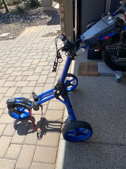 CaddyLite.   Auto + 360.       Push cart