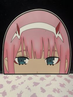 ZeroTwo Anime Peeker Sticker