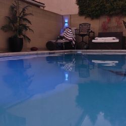 Brown Patio Couch With Cushions