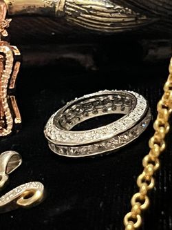 Rings , Diamond Cross, Jade, Lion Pin, Long Strand Real Pearls , 