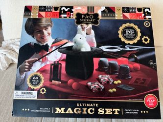 FAO Schwarz Ultimate Magic Set  24 piece magic set  performs  more than 275+ different tricks NEW/open box