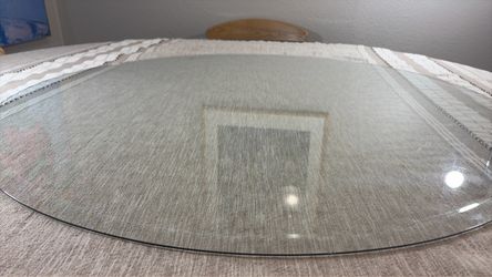 39" Round Clear Glass – Glass Piece Only