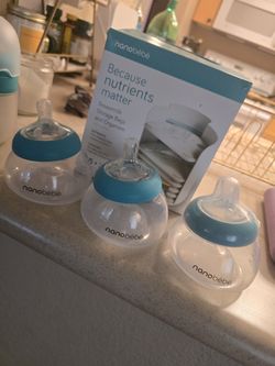 Nanobebe Natural Silicone Bottles