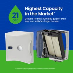 AprilAire 720AKZ Whole-House Fan-Powered Evaporative Humidifier #2844N T5-1
