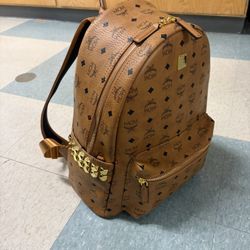 Brown Designer Backpack Brand New
