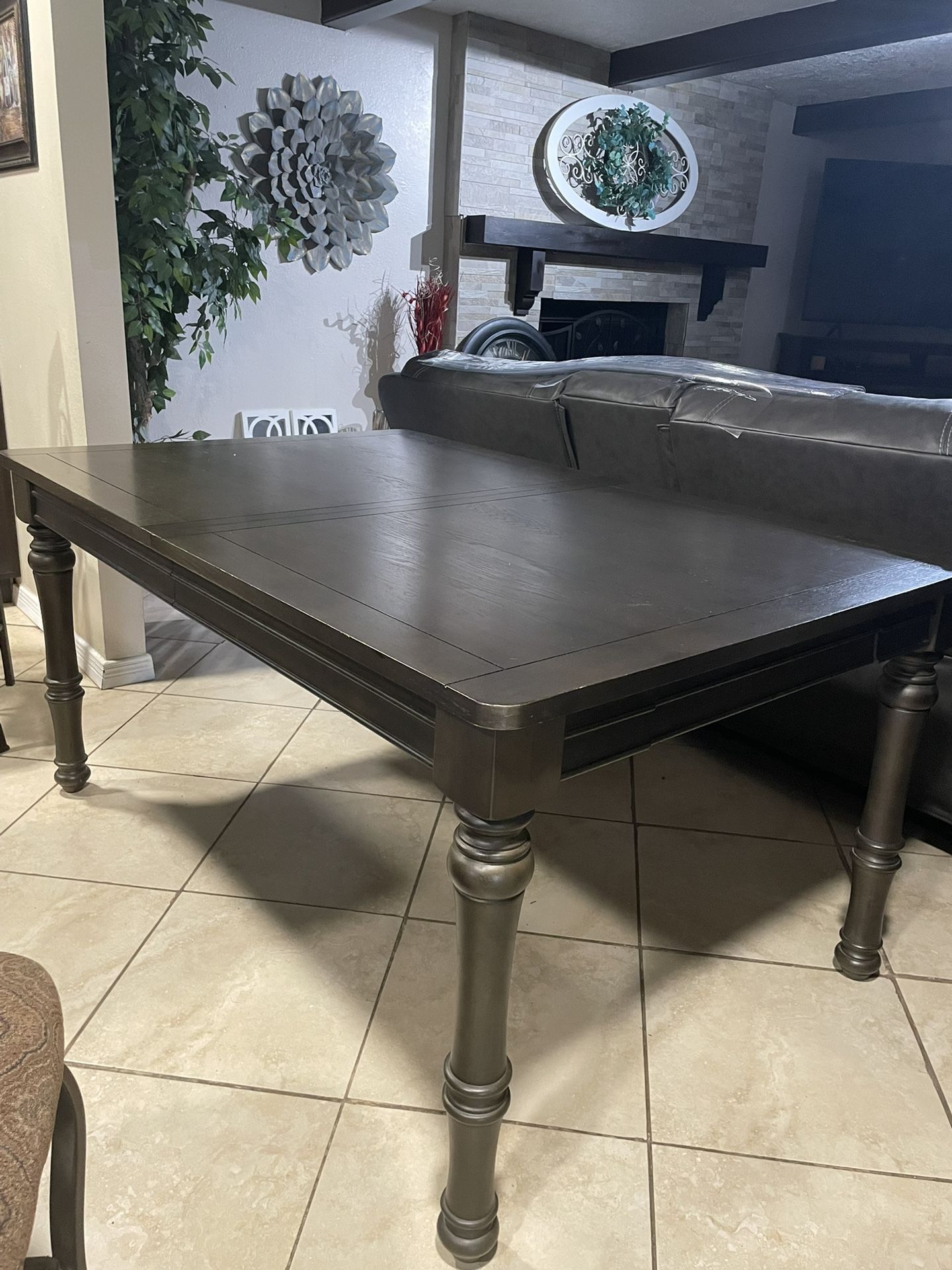 Dark Wood Table